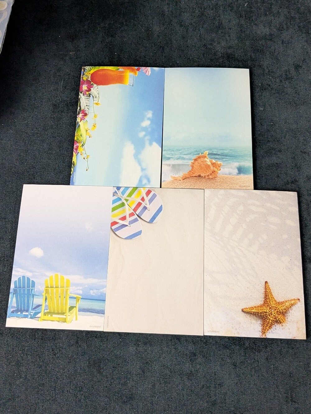 NWT! Tear Off Notepad set of 10 Vacation Themed